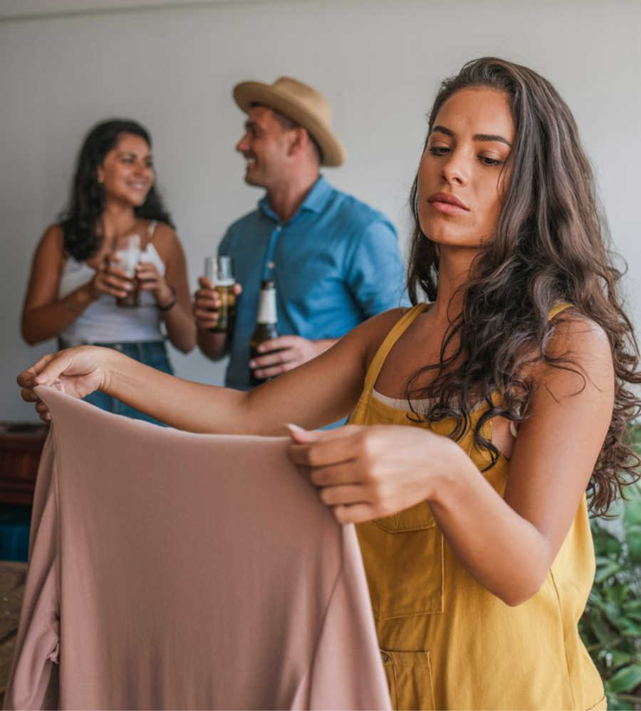 Mulher brasileira com limites saudáveis